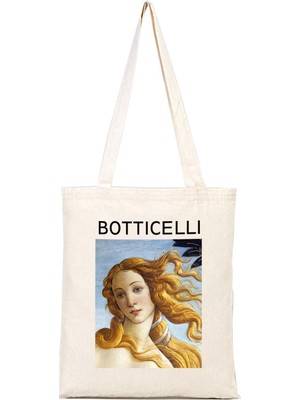 Braventa Collection Botticelli Venüsün Doğuşu Bez Çanta