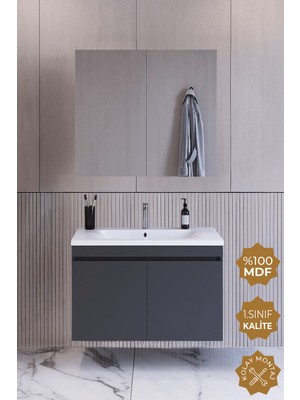 Teta Home Tokyo 65 cm Mdf Banyo Dolabı Seti