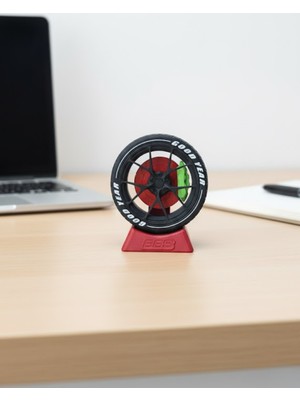 DecoTech Otomobil Jant Görünümlü Ofis Masa Dekoru Hediye Seçeneği