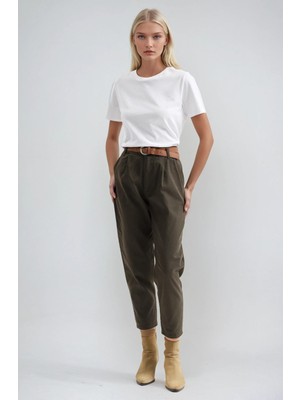 Lijuri Kendinden Kemerli Havuç Pantolon  0107