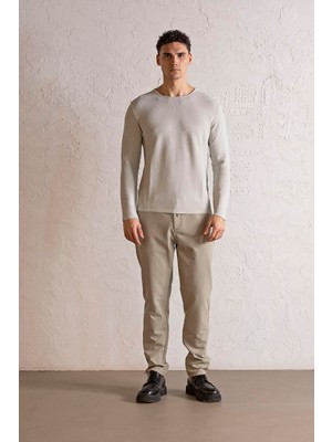 gmg firenze Bisiklet Yaka Slim Fit Erkek Kazak