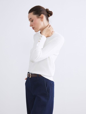 Lc Waikiki Yeni Sezon Bisiklet Yaka Kadın Triko Kazak