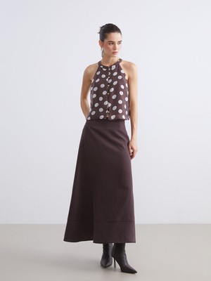 Lc Waikiki Yeni Sezon Beli Fermuarlı Modal Karışımlı A Kesim Etek