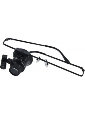 Toptan Perpa Gözlük Model 20X16MM Optik Lens LED Işık Monoküler Büyüteç