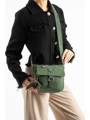 571 Collections Ultra Hafif Su Geçirmez Çapraz Askılı Omuz Çantası Yeşil MODEL:(571-6S)