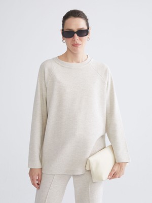 Lc Waikiki Yeni Sezon Bisiklet Yaka Kadın Sweatshirt