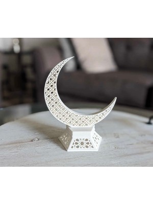 3D Baskı Dekoratif Hilal Biblosu