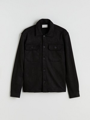 Lc Waikiki Yeni Sezon Regular Fit Uzun Kollu Süet Erkek Gömlek Ceket