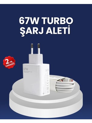 Butik 67 Watt Hızlı Şarj Adaptörü Samsung S20 S21 S22 S23 Uyumlu