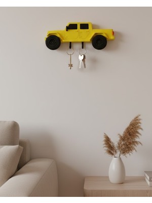 DecoTech Duvara Monte Araba Anahtarlık Dekoratif ve Kullanışlı