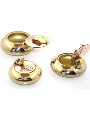 Senson 3'lü Pirinç Küllük Seti 4285 - Lisinya