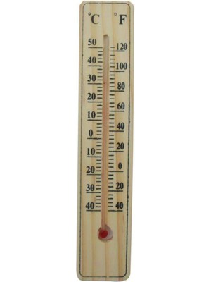 Senson Ahşap Oda Sıcaklığı Sıcaklık Ölçümü Termometresi Küçük Boy - Lisinya