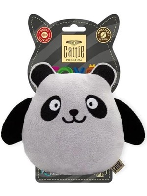 Braventa Collection Cattie Matatabi Içerikli Kedi Oyuncağı Peluş Panda 15 cm