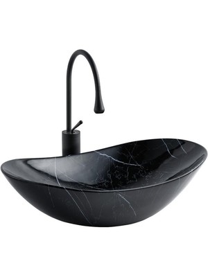 Lena E-2113M5 Tezgah Üstü Porselen Lavabo