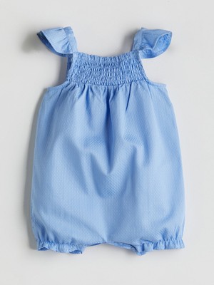 Lc Waikiki Yeni Sezon Kare Yaka Kız Bebek Penye Tulum