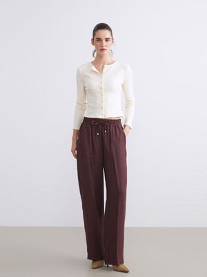 Lc Waikiki Yeni Sezon Beli Lastikli Modal Karışımlı Kadın Pantolon