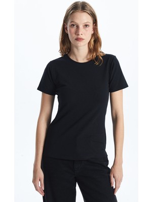 Lc Waikiki Yeni Sezon Bisiklet Yaka Kadın Tişört