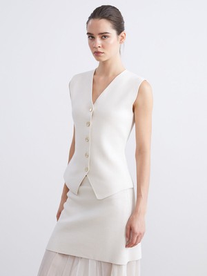 Lc Waikiki Yeni Sezon V Yaka Kadın Triko Yelek