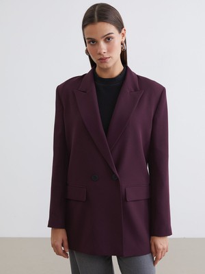 Lc Waikiki Yeni Sezon Düğme Detaylı Kadın Blazer Ceket