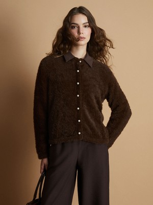 Lc Waikiki Yeni Sezon Bisiklet Yaka Kadın Triko Hırka