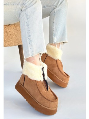 Kyops Zinya Taba Süet Bot - Lisinya