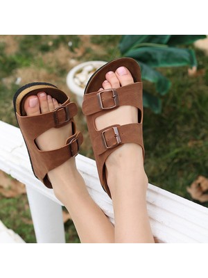 SEPET365 Rıno Taba Nubuk Terlik