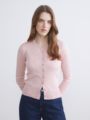 Lc Waikiki Yeni Sezon Bisiklet Yaka Kadın Triko Hırka