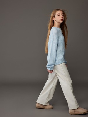 Lc Waikiki Yeni Sezon Wideleg Kadife Kız Çocuk Pantolon