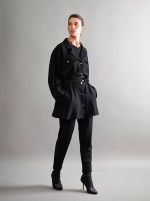 Lc Waikiki Yeni Sezon Büyük Beden Beli Lastikli Kadın Pantolon