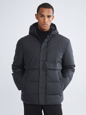 Lc Waikiki Yeni Sezon Rahat Kalıp Kapüşonlu Erkek Şişme Mont