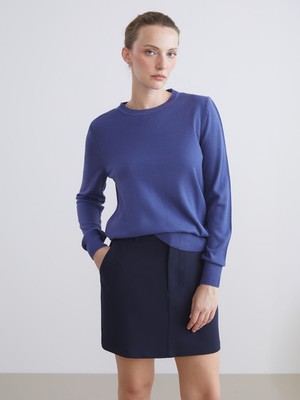 Lc Waikiki Yeni Sezon Bisiklet Yaka Kadın Triko Kazak