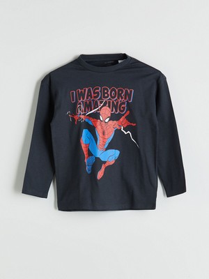 Lc Waikiki Yeni Sezon Spider-Man Baskılı Erkek Çocuk Tişört