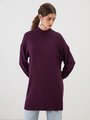 Lc Waikiki Yeni Sezon Dik Yaka Kadın Triko Tunik