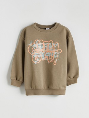 Lc Waikiki Yeni Sezon Baskılı Erkek Çocuk Sweatshirt