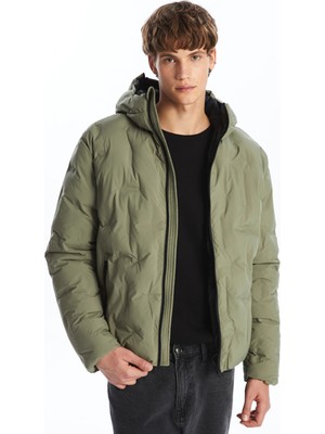 Lc Waikiki Yeni Sezon Standart Kalıp Kapüşonlu Erkek Şişme Mont