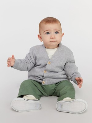 Lc Waikiki Yeni Sezon V Yaka Erkek Bebek Triko Hırka