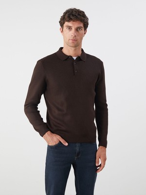 Lc Waikiki Yeni Sezon Polo Yaka Uzun Kollu Erkek Triko Kazak