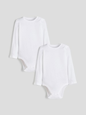 Lc Waikiki Yeni Sezon Bisiklet Yaka Erkek Bebek Çıtçıtlı Bodysuit 2'li