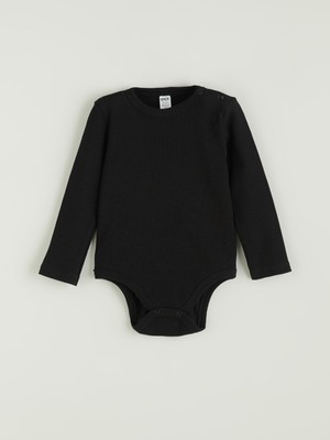 Lc Waikiki Yeni Sezon Bisiklet Yaka Basic Kız Bebek Çıtçıtlı Body