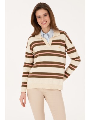 U.s. Polo Assn. Kadın Taş Melanj Kazak /triko 50314790-VR225