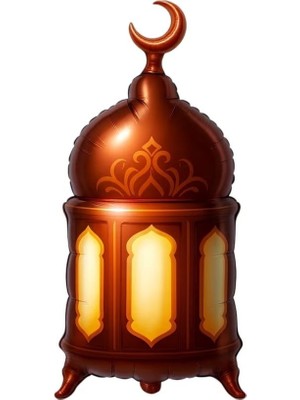 Parti Sürprizi Hoş Geldin Ramazan Kandil Şekilli Folyo Balon 1 Adet
