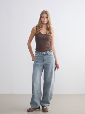 Lc Waikiki Yeni Sezon Baggy Fit Kadın Jean Pantolon