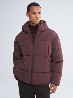 Lc Waikiki Yeni Sezon Rahat Kalıp Kapüşonlu Erkek Şişme Mont