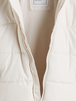 Lc Waikiki Yeni Sezon Kapüşonlu Kız Çocuk Mont