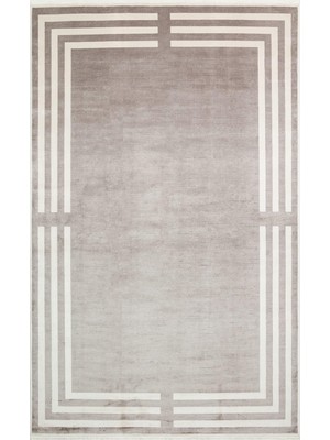 Eko Halı Lugano Lug 03 Grey Cream Sık Dokuma Salon Halısı