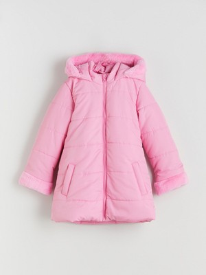 Lc Waikiki Yeni Sezon Kapüşonlu Kız Çocuk Mont