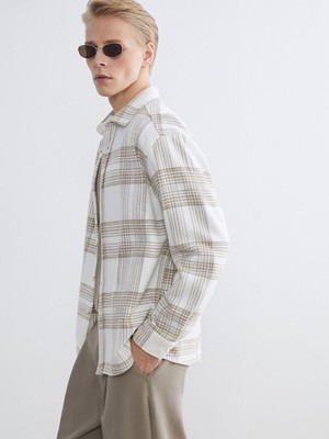 Lc Waikiki Yeni Sezon Regular Fit Uzun Kollu Ekose Erkek Gömlek Ceket