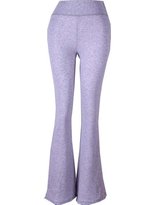 Trender Ispanyol Gri Kadın Tayt 2440