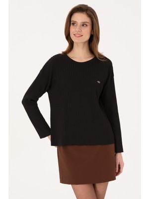 U.s. Polo Assn. Kadın Siyah Kazak /triko 50314796-VR046