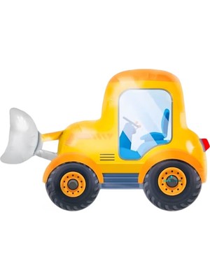 Parti Sürprizi Iş Makinesi Buldozer Şekilli Folyo Balon 1 Adet